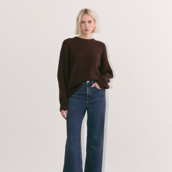 The Cocoon Crew in Wool Cashmere - Picture 3 of 10